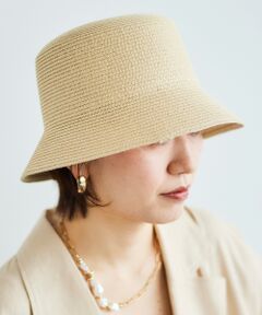 le.coeur blanc / ルクールブラン ハット | 《WEB限定アイテム》ペーパーバケットハット