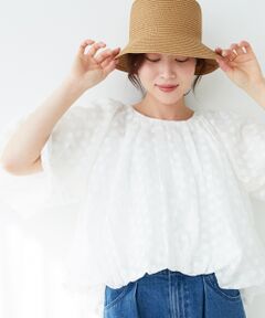 le.coeur blanc / ルクールブラン ハット | 《WEB限定アイテム》ペーパーバケットハット