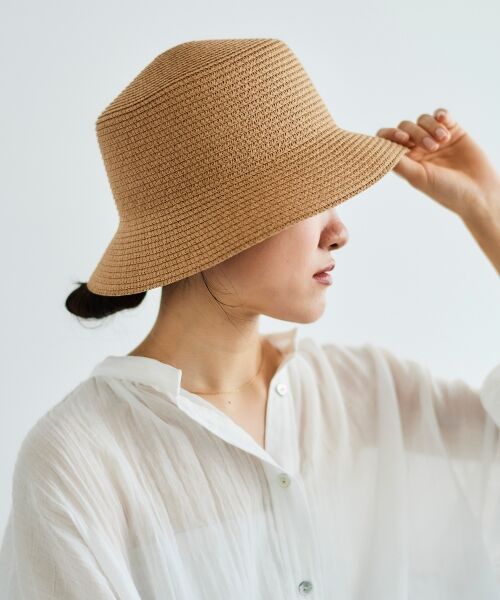 le.coeur blanc / ルクールブラン ハット | 《WEB限定アイテム》ペーパーバケットハット | 詳細11