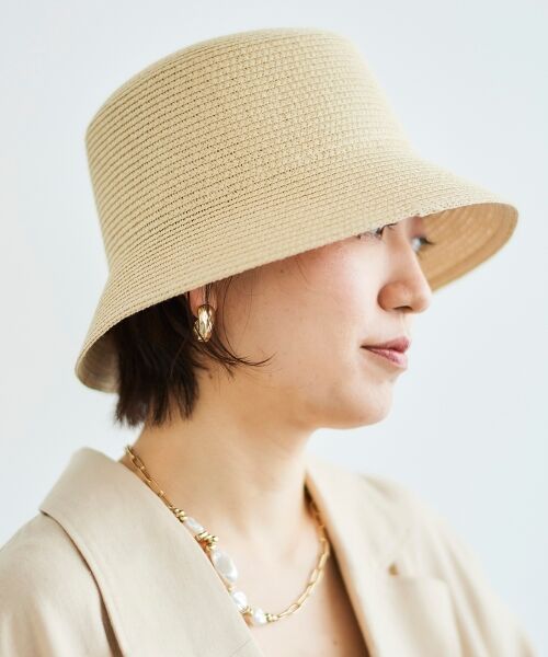 le.coeur blanc / ルクールブラン ハット | 《WEB限定アイテム》ペーパーバケットハット | 詳細13
