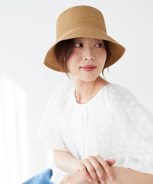 le.coeur blanc / ルクールブラン ハット | 《WEB限定アイテム》ペーパーバケットハット | 詳細3