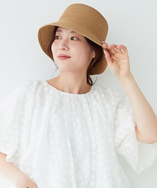 le.coeur blanc / ルクールブラン ハット | 《WEB限定アイテム》ペーパーバケットハット | 詳細5