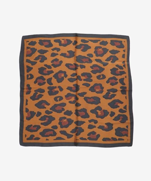 le.coeur blanc / ルクールブラン バンダナ・スカーフ | 《WEB限定アイテム》レオパードプリントスカーフ | 詳細12