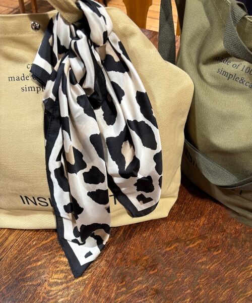 le.coeur blanc / ルクールブラン バンダナ・スカーフ | 《WEB限定アイテム》レオパードプリントスカーフ | 詳細3