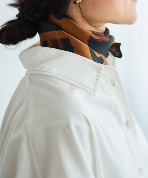 le.coeur blanc / ルクールブラン バンダナ・スカーフ | 《WEB限定アイテム》レオパードプリントスカーフ | 詳細7