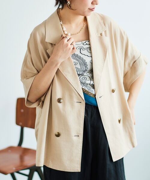 le.coeur blanc / ルクールブラン マフラー・ショール・スヌード・ストール | 《WEB限定アイテム》ペイズリープリントストール | 詳細4