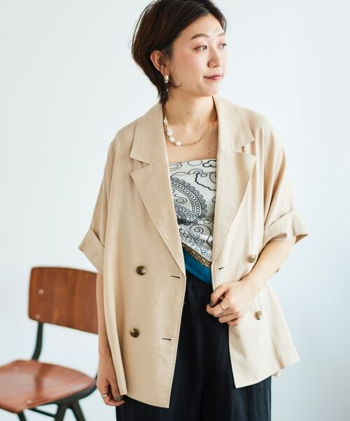 le.coeur blanc / ルクールブラン マフラー・ショール・スヌード・ストール | 《WEB限定アイテム》ペイズリープリントストール | 詳細5