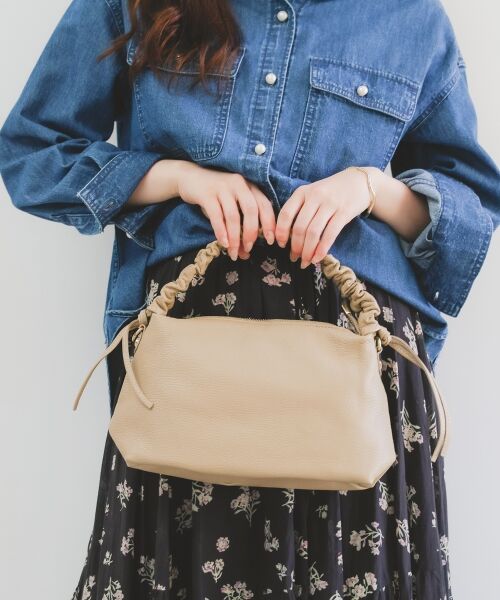 le.coeur blanc / ルクールブラン ショルダーバッグ | 《一部店舗/WEB限定》MILLELA FIRENZEギャザーハンドルバッグ | 詳細13