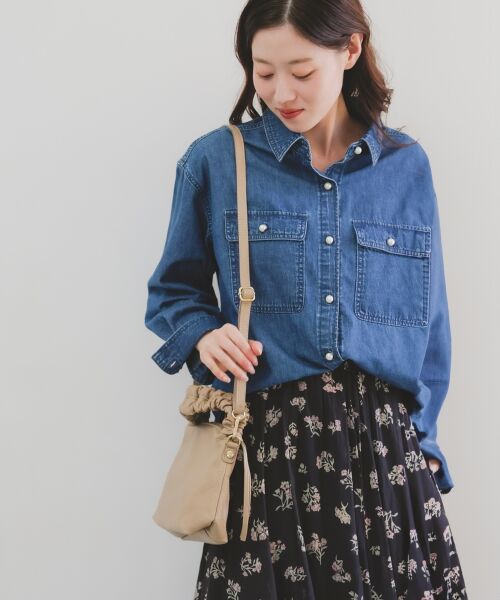 le.coeur blanc / ルクールブラン ショルダーバッグ | 《一部店舗/WEB限定》MILLELA FIRENZEギャザーハンドルバッグ | 詳細16