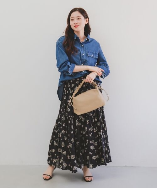 le.coeur blanc / ルクールブラン ショルダーバッグ | 《一部店舗/WEB限定》MILLELA FIRENZEギャザーハンドルバッグ | 詳細17