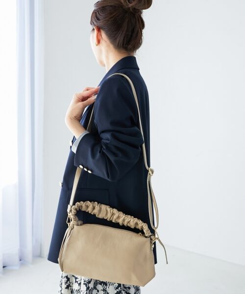 le.coeur blanc / ルクールブラン ショルダーバッグ | 《一部店舗/WEB限定》MILLELA FIRENZEギャザーハンドルバッグ | 詳細18