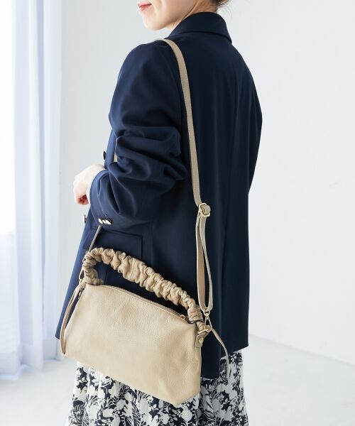 le.coeur blanc / ルクールブラン ショルダーバッグ | 《一部店舗/WEB限定》MILLELA FIRENZEギャザーハンドルバッグ | 詳細19