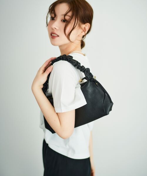 le.coeur blanc / ルクールブラン ショルダーバッグ | 《一部店舗/WEB限定》MILLELA FIRENZEギャザーハンドルバッグ | 詳細7