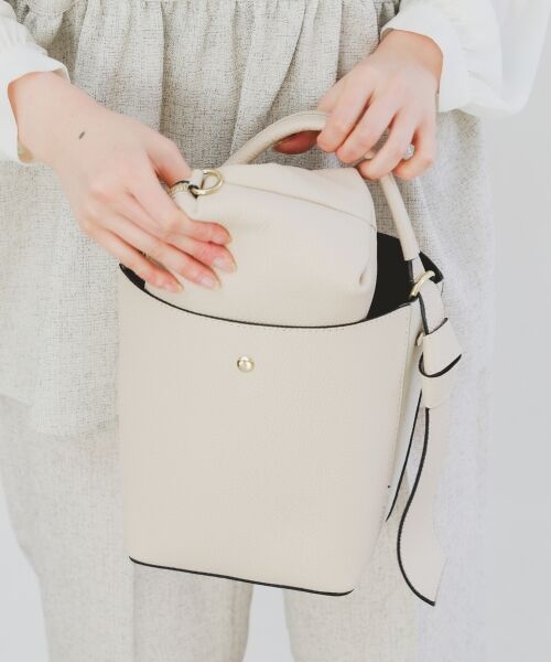 le.coeur blanc / ルクールブラン ショルダーバッグ | MILLELA FIRENZE 2WAYバケツバッグ | 詳細23