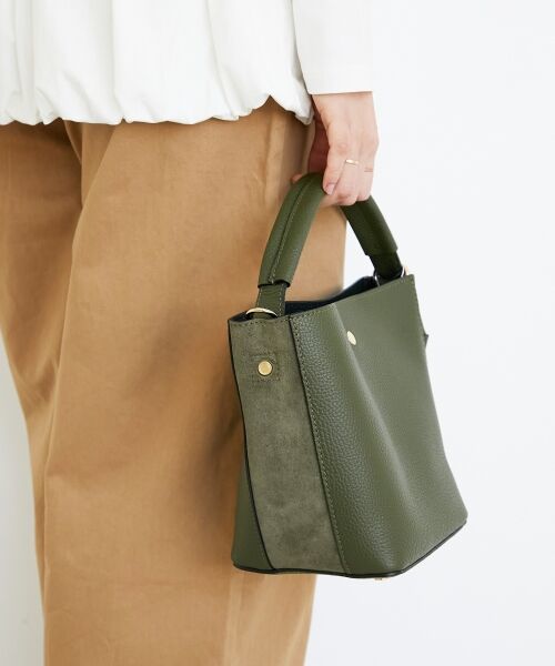 le.coeur blanc / ルクールブラン ショルダーバッグ | MILLELA FIRENZE 2WAYバケツバッグ | 詳細5