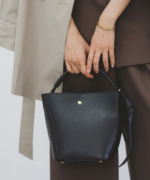 le. coeur blanc/ルクールブラン MILLELA FIRENZE 2WAYバケツバッグ ブラック FREE le. coeur blanc/ルクールブラン MILLELA FIRENZE 2WAYバケツバッグ ブラック FREE