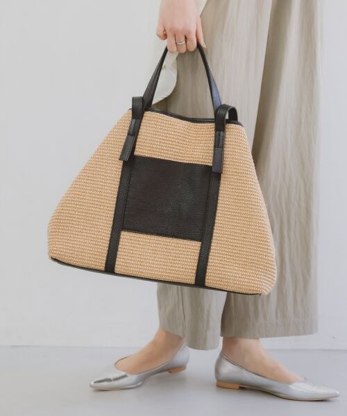 le.coeur blanc / ルクールブラン トートバッグ | 《一部店舗/WEB限定》MILLELA FIRENZE ラフィアトートバッグ | 詳細3