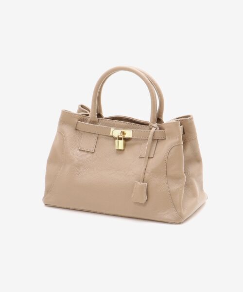 le.coeur blanc / ルクールブラン トートバッグ | MILLELAFIRENZE金具付きレザートートバッグ | 詳細1