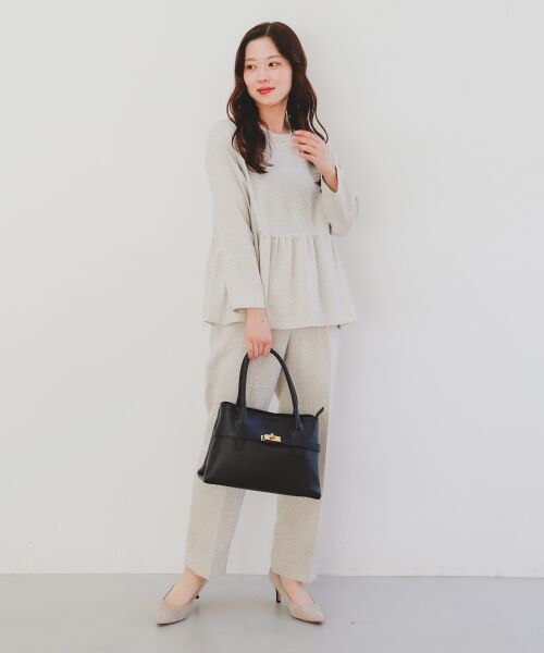 le.coeur blanc / ルクールブラン トートバッグ | 《一部店舗/WEB限定》MILLELAFIRENZE金具付レザーミディアムバック | 詳細6