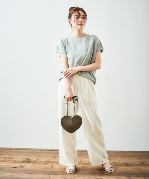 le.coeur blanc / ルクールブラン ショルダーバッグ | 《一部店舗/WEB限定》MILLELA FIRENZE ハート型バッグ | 詳細13