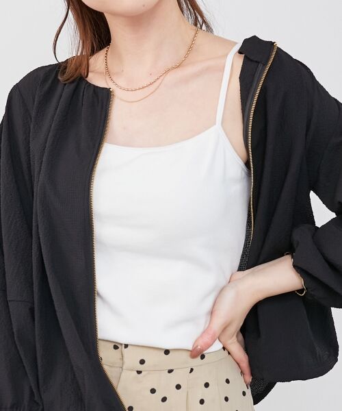 le.coeur blanc / ルクールブラン キャミソール・チューブトップ | CICA加工カップツキキャミ | 詳細17