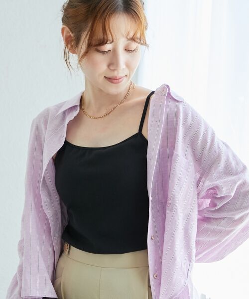 le.coeur blanc / ルクールブラン キャミソール・チューブトップ | CICA加工カップツキキャミ | 詳細26