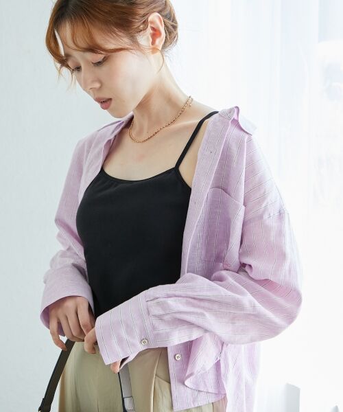 le.coeur blanc / ルクールブラン キャミソール・チューブトップ | CICA加工カップツキキャミ | 詳細27