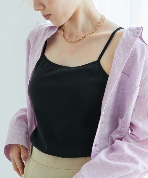 le.coeur blanc / ルクールブラン キャミソール・チューブトップ | CICA加工カップツキキャミ | 詳細29