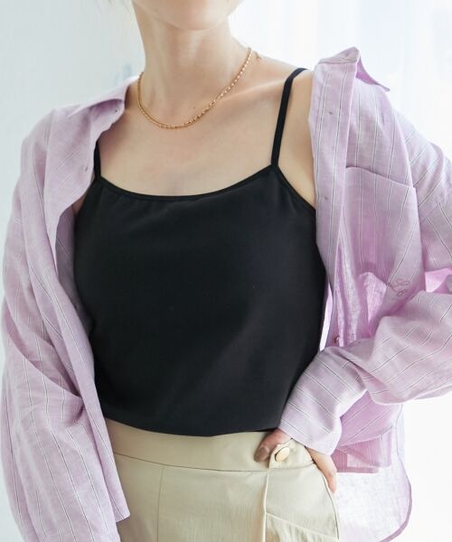 le.coeur blanc / ルクールブラン キャミソール・チューブトップ | CICA加工カップツキキャミ | 詳細30