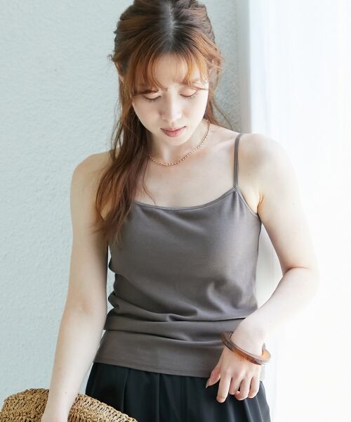 le.coeur blanc / ルクールブラン キャミソール・チューブトップ | CICA加工カップツキキャミ | 詳細5