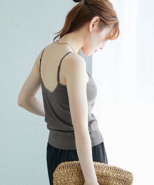 le.coeur blanc / ルクールブラン キャミソール・チューブトップ | CICA加工カップツキキャミ | 詳細7