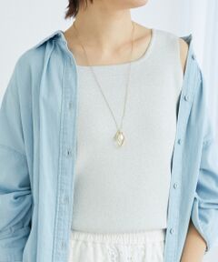 le.coeur blanc / ルクールブラン タンクトップ | スクエアニットタンク