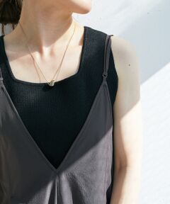 le.coeur blanc / ルクールブラン タンクトップ | スクエアニットタンク