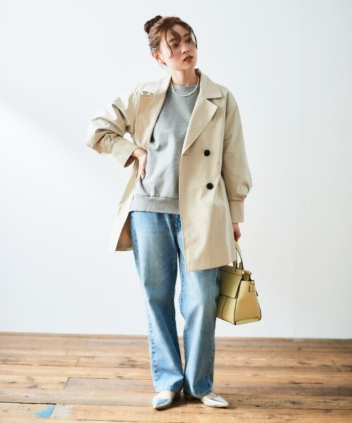 le.coeur blanc / ルクールブラン カットソー | 《手洗い可能》バックレーススウェットプルオーバー | 詳細20