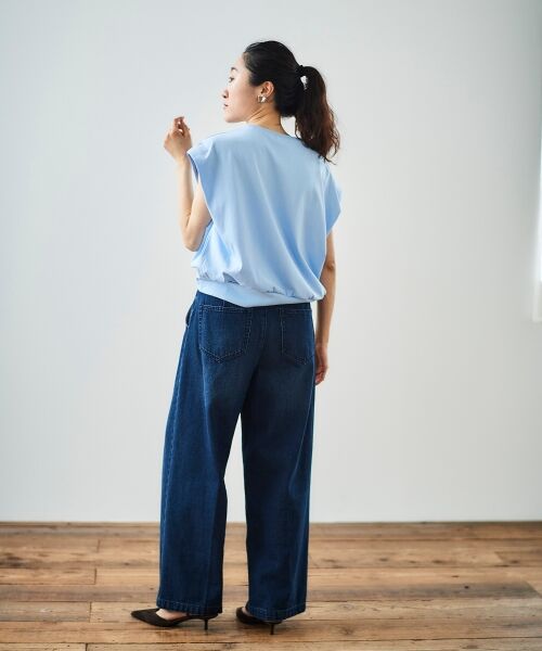 le.coeur blanc / ルクールブラン Tシャツ | コットンタックショルダーTシャツ | 詳細13