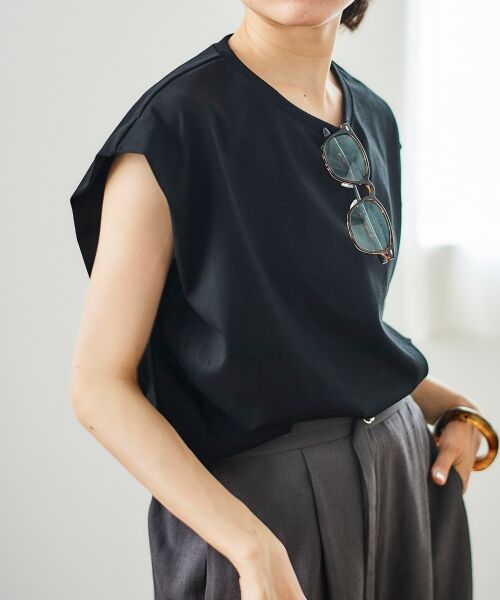 le.coeur blanc / ルクールブラン Tシャツ | コットンタックショルダーTシャツ | 詳細27