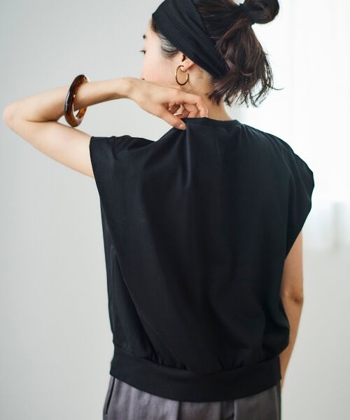 le.coeur blanc / ルクールブラン Tシャツ | コットンタックショルダーTシャツ | 詳細28