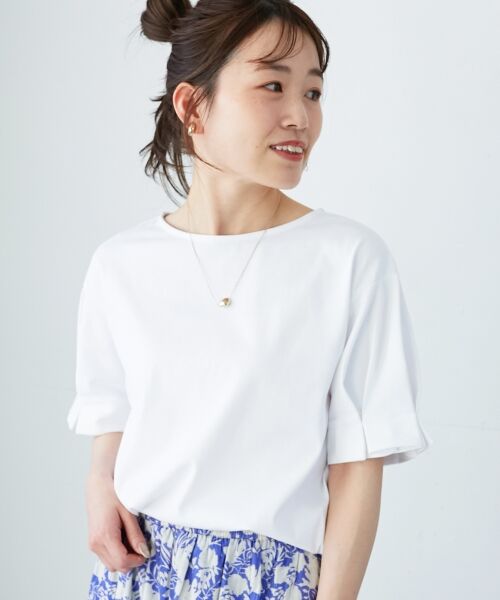 le.coeur blanc / ルクールブラン Tシャツ | コットンタックスリーブTシャツ | 詳細13