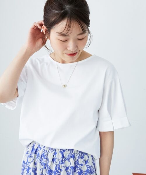 le.coeur blanc / ルクールブラン Tシャツ | コットンタックスリーブTシャツ | 詳細14