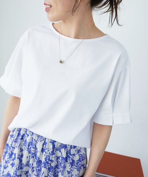 le.coeur blanc / ルクールブラン Tシャツ | コットンタックスリーブTシャツ | 詳細16