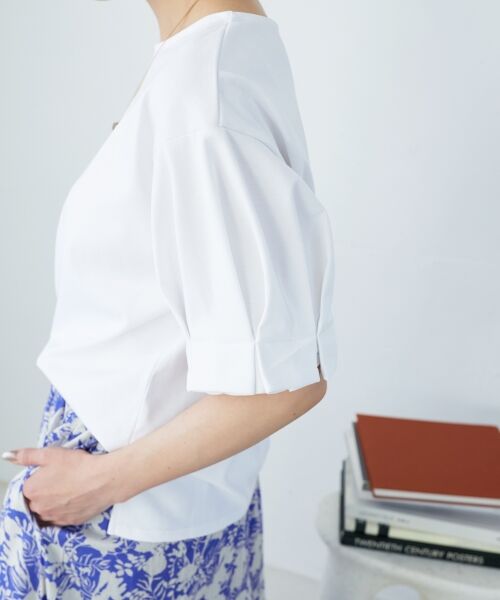 le.coeur blanc / ルクールブラン Tシャツ | コットンタックスリーブTシャツ | 詳細18