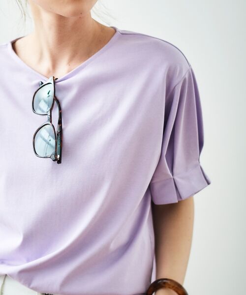 le.coeur blanc / ルクールブラン Tシャツ | コットンタックスリーブTシャツ | 詳細5