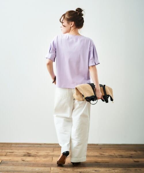 le.coeur blanc / ルクールブラン Tシャツ | コットンタックスリーブTシャツ | 詳細9