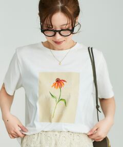 le.coeur blanc / ルクールブラン Tシャツ | TOLIGHT×le.coeur blancロゴプリントTシャツ