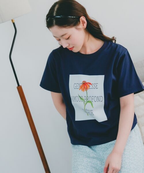 le.coeur blanc / ルクールブラン Tシャツ | TOLIGHT×le.coeur blancロゴプリントTシャツ | 詳細12