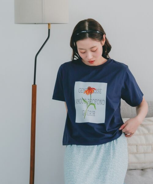 le.coeur blanc / ルクールブラン Tシャツ | TOLIGHT×le.coeur blancロゴプリントTシャツ | 詳細6