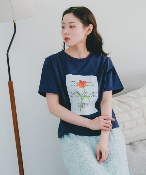 le.coeur blanc / ルクールブラン Tシャツ | TOLIGHT×le.coeur blancロゴプリントTシャツ | 詳細8