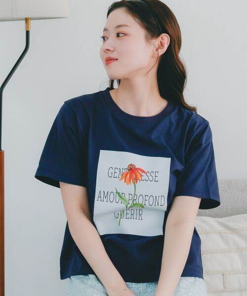 le.coeur blanc / ルクールブラン Tシャツ | TOLIGHT×le.coeur blancロゴプリントTシャツ | 詳細9