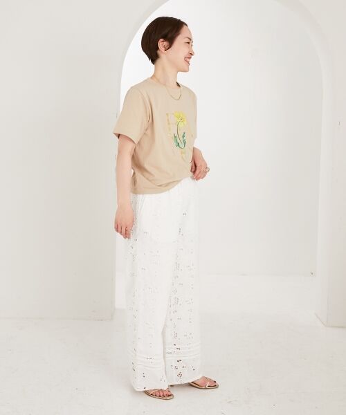 le.coeur blanc / ルクールブラン Tシャツ | TOLIGHT×le.coeur blancハクプリントTシャツ | 詳細7