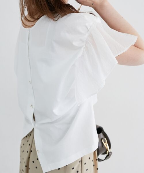le.coeur blanc / ルクールブラン カットソー | コットンシルケットコンビカットプルオーバー | 詳細6